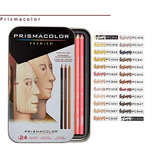 프리즈 마용 25085R for Premier 색연필, Portrait Set 및 Soft Core (24 색) 미국출고 -564248