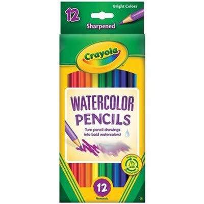 크레욜라 색연필, 50 색, 크레욜라 수채화 색연필 모듬 색 12 색 미국출고 -564249