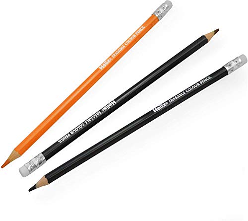 Helix Oxford Erasable Coloring Pencils-모듬 색상-12 개들이 팩 미국출고 -564250