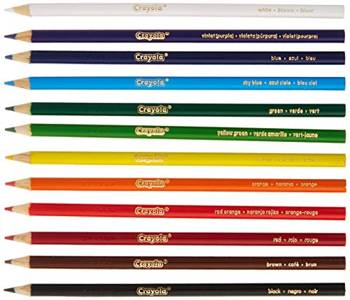 크레욜라 Long 색연필, 12 색, 12 개입, 다양한 색상 (4336949226) 미국출고 -564270