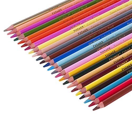 색연필 72 색 전문가 용 소프트 왁스 기반 코어 세트 드로잉 아트 스케치 음영 및 성인용 컬러링 초보자를위한 생생한 아티스트 연필 주석 상자의 프로 아티스트 미국출고 -564295