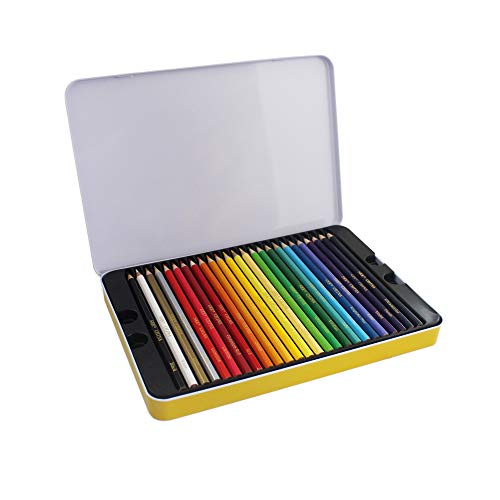 SKKSTATIONERY 50Pcs 색연필, 50 가지 생생한 컬러, 주석 포장, 스케치 용 연필 드로잉, 예술, 색칠 공부 미국출고 -564312