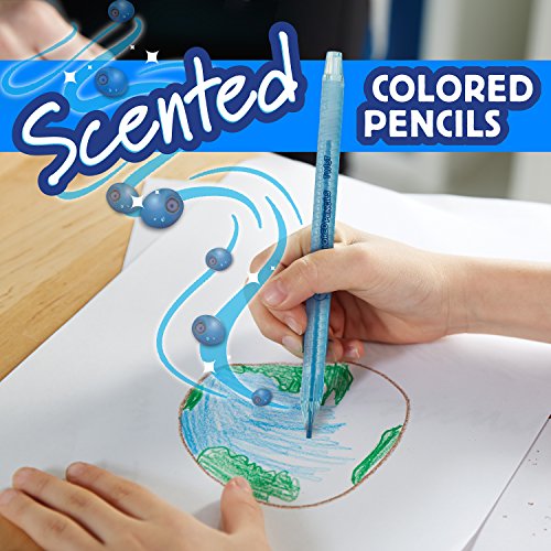 Mr. Sketch 1951337 Scented Twistable 색연필, 다양한 색상, 18 개입 미국출고 -564362