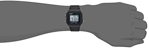 카시오 손목시계 남성 클래식 쿼츠 레진 캐주얼 시계, 색상 - 블랙 (모델 - W-217H-1AVCF) 미국출고 -564372