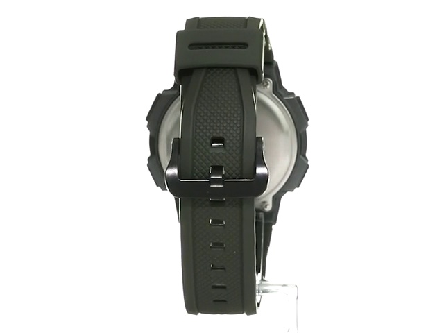 카시오 손목시계 남성용  배터리 쿼츠 레진 시계, 색상 - 그린 (모델 - AE1000W-3AV) 미국출고 -564377