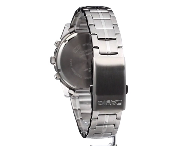 카시오 손목시계 남성용 MTP4500D-1AV 슬라이드 룰 베젤 에비에이터 스테인리스 스틸 시계 미국출고 -564396