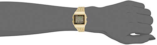 카시오 손목시계 남성용 Digital World TIME A500WGA-1DF 스테인리스 스틸 시계 미국출고 -564417