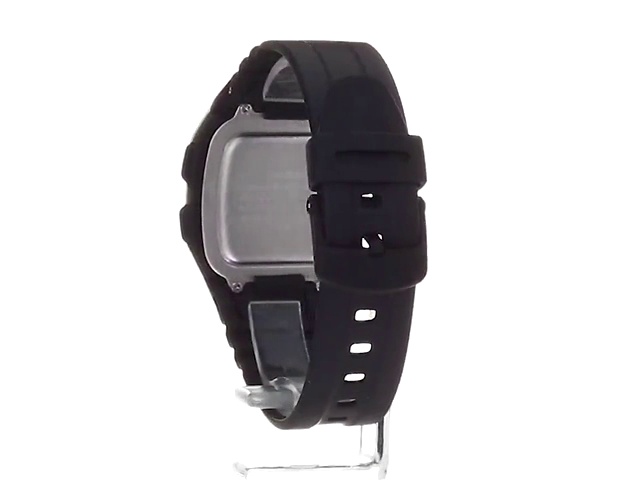 카시오 손목시계 남성용 클래식 쿼츠 레진 스트랩, 블랙, 21.5 캐주얼 시계 (모델 - W-96H-3AVCF) 미국출고 -564436