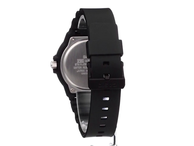 카시오 손목시계 남녀공용 MRW200H-2BV Neo-Display Black Watch with Resin Band 미국출고 -564438
