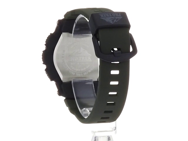 카시오 손목시계 Mens PRO TREK 스테인리스 스틸 쿼츠 시계 , 블랙, 20.2 (모델 - PRW-3510Y-8CR) 미국출고 -564446