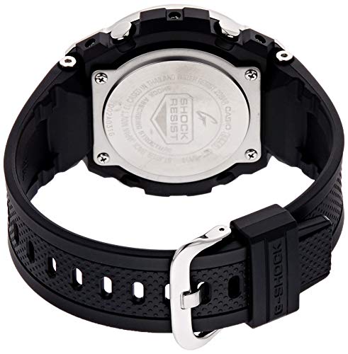 카시오 손목시계 Mens G Shock 스테인리스 스틸 쿼츠 시계 , 블랙, 26.8 (모델 - GST-S110-1ACR) 미국출고 -564450