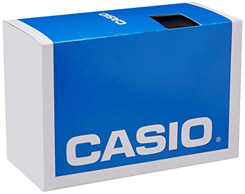 카시오 손목시계 남성용 클래식 스테인리스 스틸 쿼츠 시계 , 블루, 21.1 (모델 - W-218H-2AVCF) 미국출고 -564451