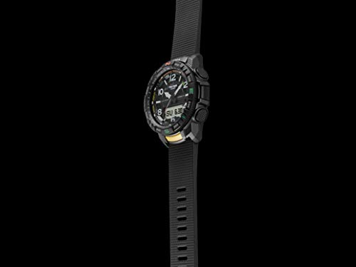 카시오 손목시계 Mens Pro Trek Bluetooth Connected Quartz Sport Watch with Resin Strap, 22.2 미국출고 -564468
