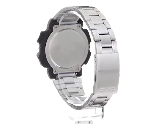 카시오 손목시계 남성용 클래식 쿼츠 시계, 스테인리스 스틸 스트랩, 실버, 25.75 (모델 - AE-1400WHD-1AVCF) 미국출고 -564476