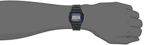 카시오 손목시계 Mens Illuminator Quartz Watch with Resin Strap, Black, 18 (Model - EAW-F-105W-1A) 미국출고 -564477