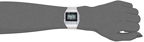 카시오 손목시계 남성 디지털 데이터 뱅크 스테인리스 시계 DB520A-1 미국출고 -564485