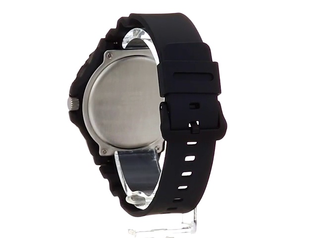 카시오 손목시계 남성 다이버 스타일 쿼츠 레진 캐주얼 시계, 색상 - 블랙 (모델 - MRW-210H-1A2VCF) 미국출고 -564511