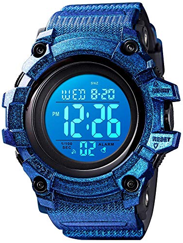 큰 다이얼 디지털 방식으로 시계 S 충격 남자 군 육군 시계 물 저항하는 LED 스포츠 시계 미국출고 -564572