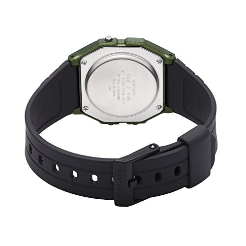 카시오 손목시계 Mens Classic Quartz Watch with Resin Strap, Black, 19.25 (Model - F-91WM-3ACF) 미국출고 -564576