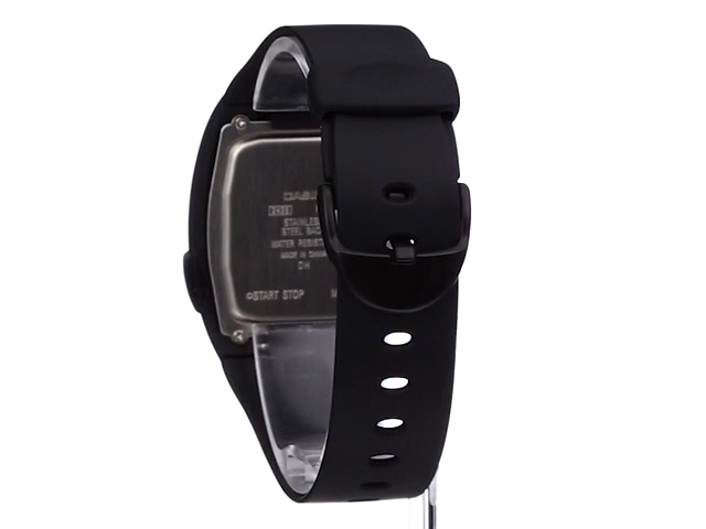 카시오 손목시계 남성용 FE10-1A 클래식 디지털 블랙 레진 밴드 시계 미국출고 -564580