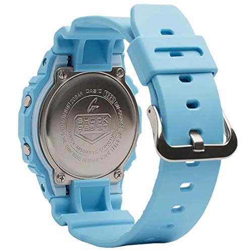 카시오 손목시계 DW5600SC-2 지샥 남성용 시계 블루 43mm 레진 미국출고 -564582