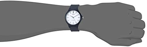 레진 스트랩이있는 카시오 손목시계 클래식 쿼츠 시계, 블랙, 21.45 (모델 - MW-240-7EVCF) 미국출고 -564605