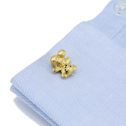 커프링크스 커프스깜찍곰 귀여운 곰돌이 소매 버튼 프렌치 셔츠 나시-573035