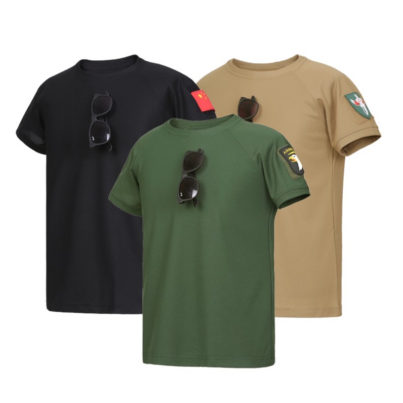 밀리터리반팔전술 반팔 티셔츠 남 특전사 트렌드 등산 군인 군복 훈복-573387
