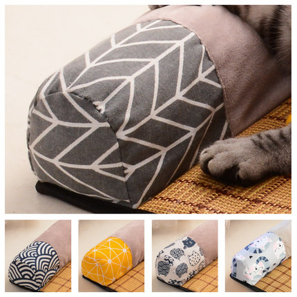 고양이집  강아지집 여름 텀블러 사계절 범용 애견 침대 소형 텀블러 여름 넝쿨고양이-575750