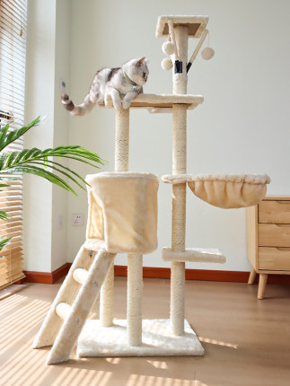 고양이집  넷 레드캣 기어가 캣츠고양이 나무 일체형 빌라 캣츠, 대형 초대형 고양이 천주-575805