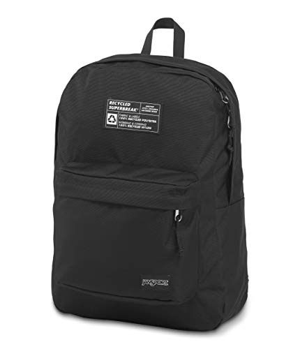 잔스포츠 백팩 가방 Recycled SuperBreak Backpack - Sustainable and Eco-Friendly Bookbags, Black  미국출고-577330