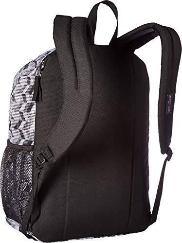 잔스포츠 백팩 가방 Unisex Digital Student Backpacks, Black Motif Chevron, One Size  미국출고-577331