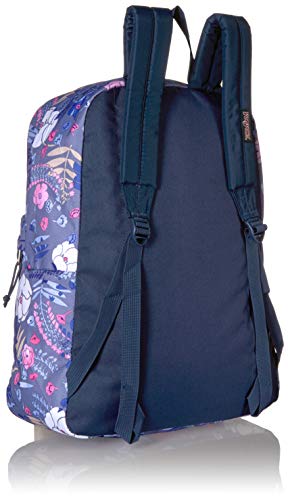 잔스포츠 백팩 가방 Black Label Superbreak Backpack - Lightweight School Bag  Blue Liana Vines  미국출고-577415