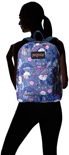 잔스포츠 백팩 가방 Black Label Superbreak Backpack - Lightweight School Bag  Blue Liana Vines  미국출고-577415
