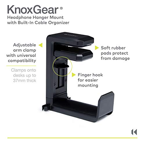 소니 Sony WH-XB900N Extra BASS 무선 노이즈 캔슬링 헤드폰 (블랙), Knox Gear 헤드폰 마운트 번들 포함 (2 품목) 미국출고-577736