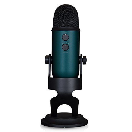 스튜디오 헤드폰 및 Knox Pop 필터가 포함된 Blue Microphones Yeti Teal USB 마이크 번들 578186 미국출고 마이크