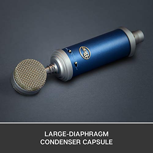 녹음 및 스트리밍용 Blue Bluebird SL XLR 콘덴서 마이크 대형 다이어프램 카디오이드 캡슐 578222 미국출고 마이크