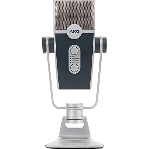 AKG Pro Audio Lyra Ultra HD 4캡슐 다중 캡처 모드 녹음 및 스트리밍용 USB C 콘덴서 마이크 578323 미국출고 마이크