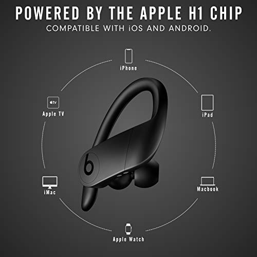 Powerbeats Pro 무선 이어버드 Apple H1 헤드폰 칩 클래스 1 Bluetooth 헤드폰 9시간 청취 땀 방지 내장 마이크 블랙 579799 미국출고 이어폰