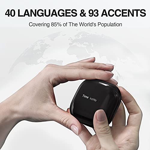 Timekettle M2 언어 번역기 이어버드 40개 언어 및 93개 액센트 온라인 지원 블루투스 및 앱 579843 미국출고 이어폰