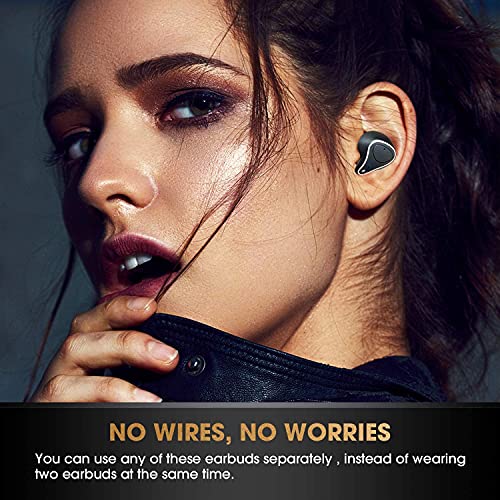 Wireless Earbuds NYZ 2021 True Wireless 블루투스 이어버드 HiFi 스테레오 베이스 헤드폰 인이어 이어폰 579847 미국출고 이어폰