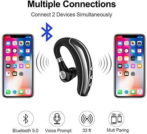 블루투스 헤드셋 COMEXION V5.0 블루투스 이어폰 마이크 및 음소거 키 579856 미국출고 이어폰