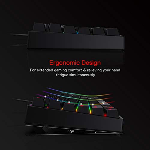 레드드래곤 K582 SURARA RGB LED 백라이트 기계식 게임용 104개 키 포함 585106 미국 키보드