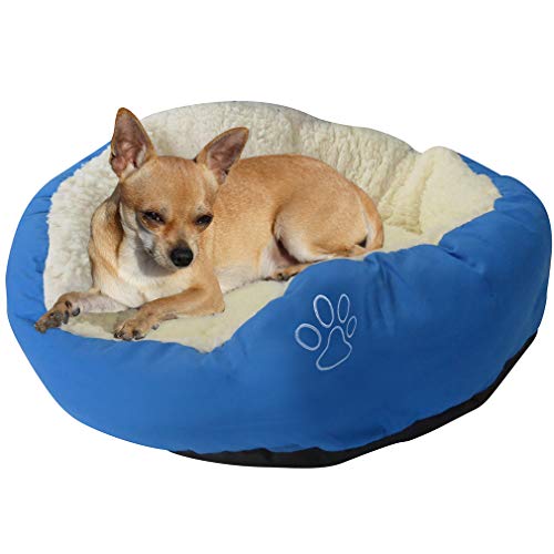 강아지 침대 쉬운빨래 가벼운 585200 포근한 느낌 블루베이지 미국
