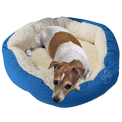강아지 침대 쉬운빨래 가벼운 585200 포근한 느낌 블루베이지 미국