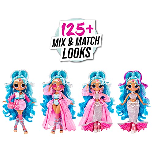 LOL Surprise OMG Queens Splash Beauty Fashion Doll with 125+ 믹스 앤 매치 패션 룩(패션 장난감 소녀용 의상 및 액세서리 포함 3세 이상, 10인치 인형) 미국 패션인형