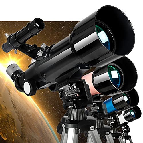 70mm 조리개 400mm 초점거리 휴대 초보자 무선 원격 휴대 가방 삼각대 블랙 603571 미국 천체 망원경 천문 별자리