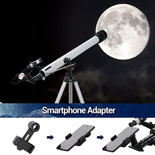 LAKWAR 60mm 조리개 900mm 굴절 3개 포함 폰 어댑터 및 와이어 카메라 포함 603587 미국 천체 망원경 천문 별자리