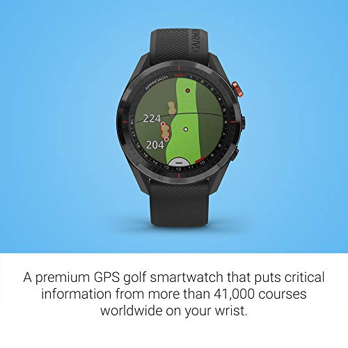 가민의 어프로치 S62 프리미엄 골프 GPS 워치 버추얼 캐디 매핑 및 풀컬러 화면 블랙 605044 미국 시계