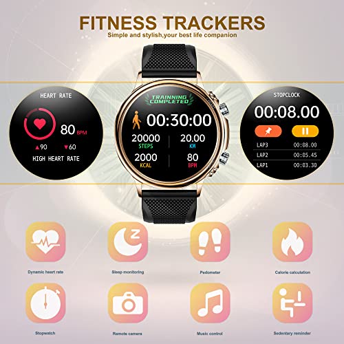 MIGOUFIT 스마트워치 Fitness 트래커 1.3인치 터치 스크린 SMS 알림 iOS 안드로이드 605182 미국 시계